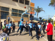 دوري كرة السلة "لا للعنف" في مدرسة حسن عرفة الابتدائية بيافا